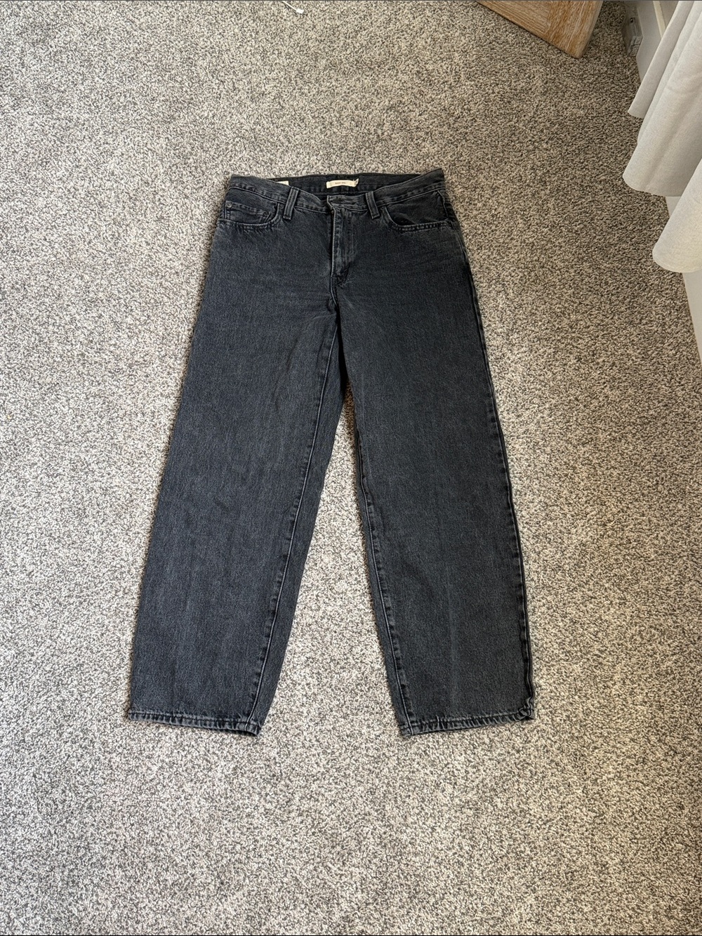 Levi's Baggy Dad Black Jeans